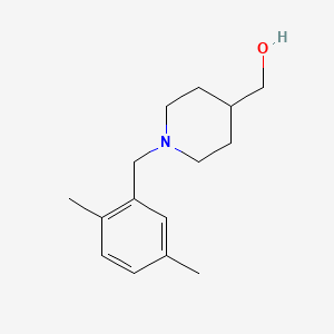 {1-[(2,5-Dimethylphenyl)methyl]piperidin-4-yl}methanol