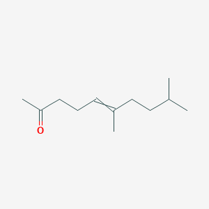 molecular formula C12H22O B14629626 6,9-Dimethyldec-5-EN-2-one CAS No. 56105-80-7