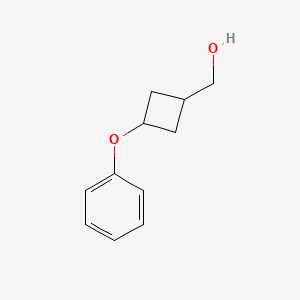 molecular formula C11H14O2 B1462963 (3-Phenoxycyclobutyl)methanol CAS No. 1263283-76-6