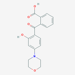 2-[2-Hydroxy-4-(morpholin-4-yl)benzoyl]benzoic acid