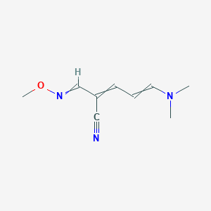 5-(Dimethylamino)-2-[(methoxyimino)methyl]penta-2,4-dienenitrile