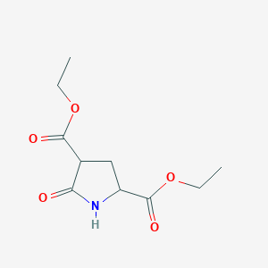 2,4-Pyrrolidinedicarboxylic acid, 5-oxo-, diethyl ester