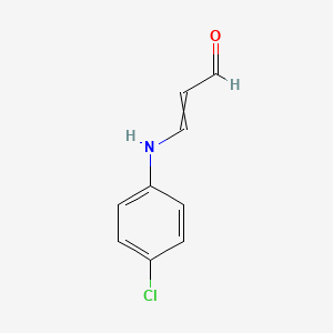 3-(4-Chloroanilino)prop-2-enal