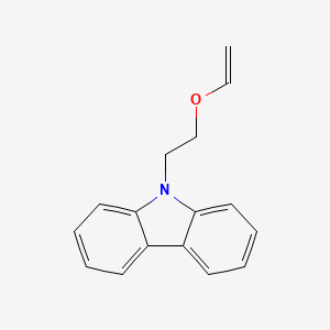 molecular formula C16H15NO B14629748 9-[2-(ethenyloxy)ethyl]-9H-carbazole CAS No. 53807-86-6