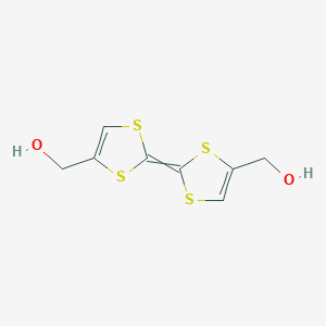 {2-[4-(Hydroxymethyl)-2H-1,3-dithiol-2-ylidene]-2H-1,3-dithiol-4-yl}methanol