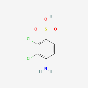 molecular formula C6H5Cl2NO3S B14629784 4-Amino-2,3-dichlorobenzene-1-sulfonic acid CAS No. 56978-58-6