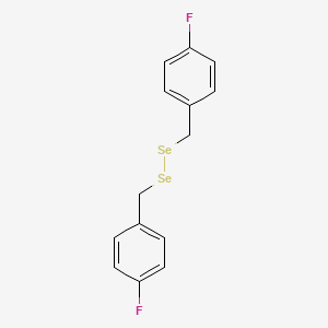 Bis[(4-fluorophenyl)methyl]diselane