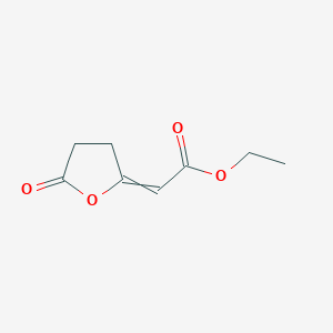 Ethyl (5-oxooxolan-2-ylidene)acetate