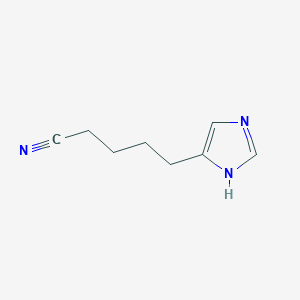 5-(1H-imidazol-5-yl)pentanenitrile