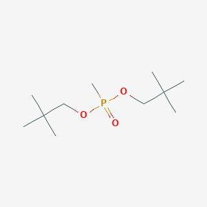 molecular formula C11H25O3P B14629876 Bis(2,2-dimethylpropyl) methylphosphonate CAS No. 53803-21-7