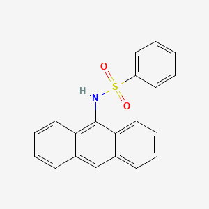 N-(Anthracen-9-YL)benzenesulfonamide