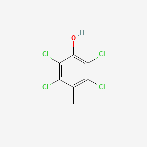 molecular formula C7H4Cl4O B14629885 2,3,5,6-Tetrachloro-4-methylphenol CAS No. 56680-65-0