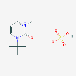 3-tert-Butyl-1-methyl-2-oxo-2,3-dihydropyrimidin-1-ium hydrogen sulfate