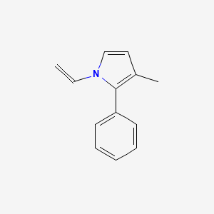 1H-Pyrrole, 1-ethenyl-3-methyl-2-phenyl-