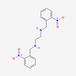 N~1~,N~2~-Bis[(2-nitrophenyl)methyl]ethane-1,2-diamine