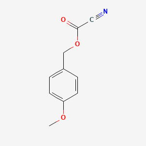 molecular formula C10H9NO3 B14629934 (4-Methoxyphenyl)methyl carbonocyanidate CAS No. 57022-36-3