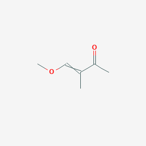 molecular formula C6H10O2 B14629948 4-Methoxy-3-methylbut-3-en-2-one CAS No. 56279-34-6