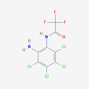 N-(2-Amino-3,4,5,6-tetrachlorophenyl)-2,2,2-trifluoroacetamide