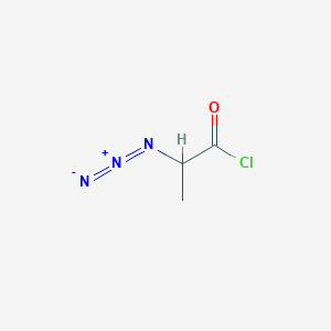 molecular formula C3H4ClN3O B14629996 2-Azidopropanoyl chloride CAS No. 55689-46-8