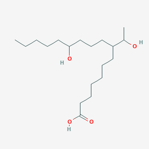 12-Hydroxy-8-(1-hydroxyethyl)heptadecanoic acid