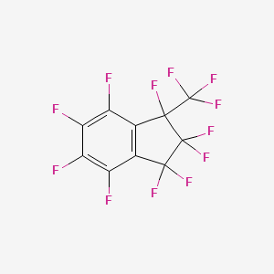 1,1,2,2,3,4,5,6,7-Nonafluoro-3-(trifluoromethyl)-2,3-dihydro-1H-indene