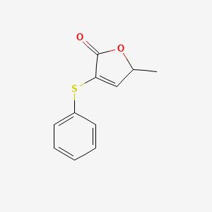 5-Methyl-3-(phenylthio)-2(5H)-furanone