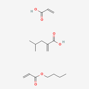 Butyl prop-2-enoate;4-methyl-2-methylidenepentanoic acid;prop-2-enoic acid