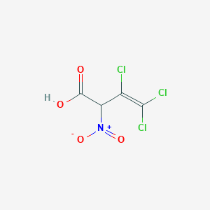 3,4,4-Trichloro-2-nitrobut-3-enoic acid