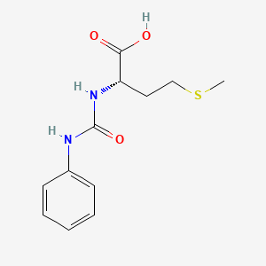 molecular formula C12H16N2O3S B14630090 N-(Phenylcarbamoyl)-L-methionine CAS No. 55021-15-3