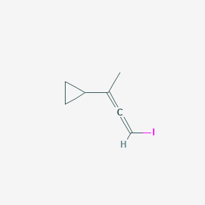 (4-Iodobuta-2,3-dien-2-yl)cyclopropane