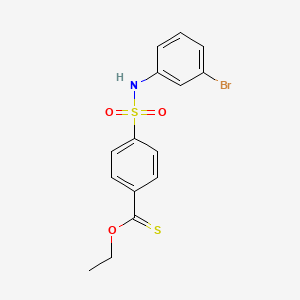 N-(3-Bromophenyl)-4-ethoxycarbothioyl-benzenesulfonamide