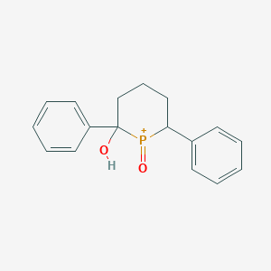 2-Hydroxy-1-oxo-2,6-diphenylphosphinan-1-ium