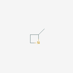 molecular formula C4H8Si B14630547 1-Methyl-2-silacyclobutane 