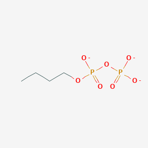 molecular formula C4H9O7P2-3 B14630628 [Butoxy(oxido)phosphoryl] phosphate CAS No. 52811-47-9