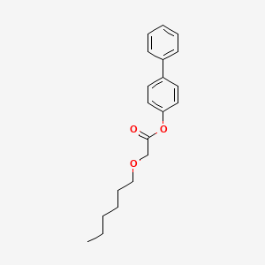 [1,1'-Biphenyl]-4-yl (hexyloxy)acetate