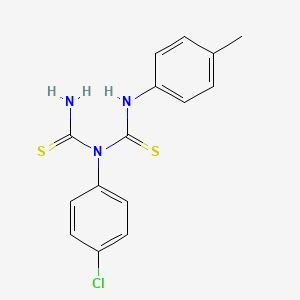 N-(4-Chlorophenyl)-N'-(4-methylphenyl)thioimidodicarbonic diamide