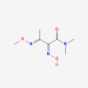 (2Z,3E)-2-hydroxyimino-3-methoxyimino-N,N-dimethylbutanamide