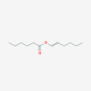 molecular formula C12H22O2 B14630724 Hex-1-EN-1-YL hexanoate CAS No. 57701-94-7