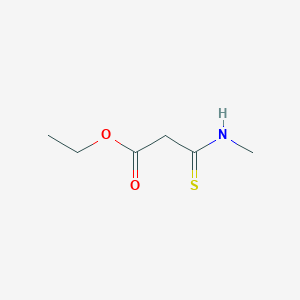 Propanoic acid, 3-(methylamino)-3-thioxo-, ethyl ester