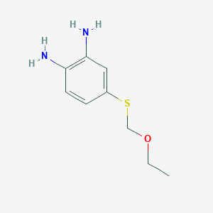 4-[(Ethoxymethyl)sulfanyl]benzene-1,2-diamine