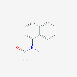 molecular formula C12H10ClNO B14630823 Methyl(naphthalen-1-yl)carbamyl chloride CAS No. 57340-50-8