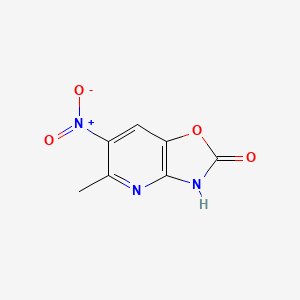 5-Methyl-6-nitro[1,3]oxazolo[4,5-b]pyridin-2(3H)-one