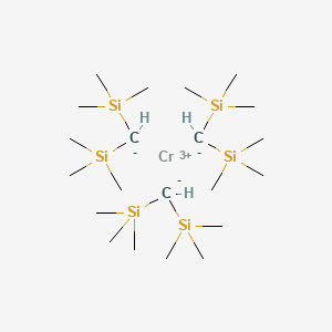 molecular formula C21H57CrSi6 B14630862 Chromium(3+) tris[bis(trimethylsilyl)methanide] CAS No. 53668-83-0