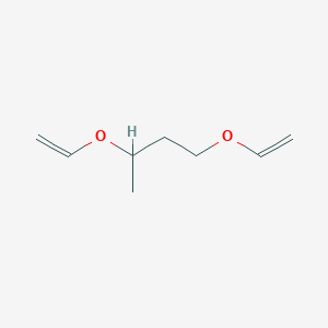 molecular formula C8H14O2 B14630957 1,3-Bis(ethenyloxy)butane CAS No. 53002-12-3