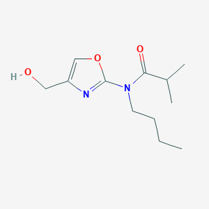 N-Butyl-N-[4-(hydroxymethyl)-1,3-oxazol-2-YL]-2-methylpropanamide