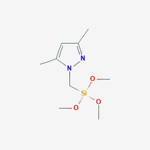 3,5-Dimethyl-1-[(trimethoxysilyl)methyl]-1H-pyrazole