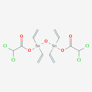 1,3-Bis[(dichloroacetyl)oxy]-1,1,3,3-tetraethenyldistannoxane