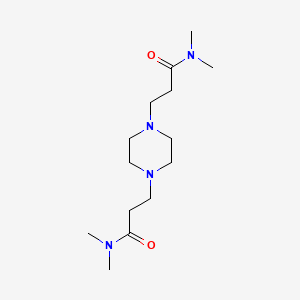 3,3'-(Piperazine-1,4-diyl)bis(N,N-dimethylpropanamide)