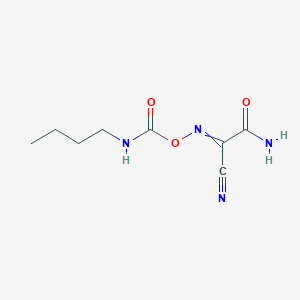 2-{[(Butylcarbamoyl)oxy]imino}-2-cyanoacetamide