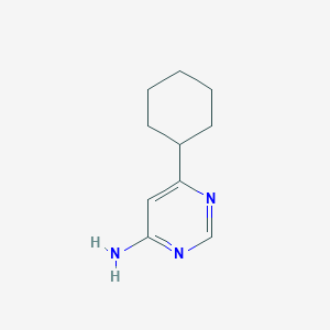 B1463109 6-Cyclohexylpyrimidin-4-amine CAS No. 1159819-98-3